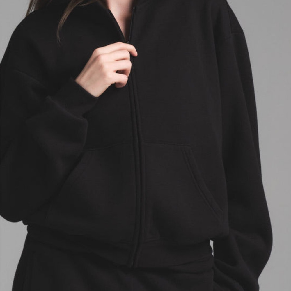 Skims women’s Black Hoodie Jacket